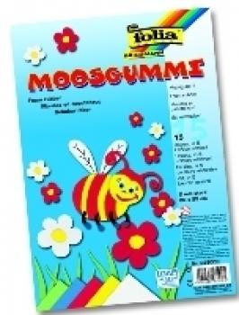 30 Bögen Moosgummi Basteln, MEARCOOH 15 Farben Moosgummi-Platten